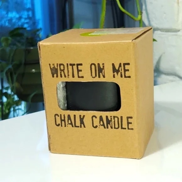Write on Chalkboard Candle - Picture 5 of 6